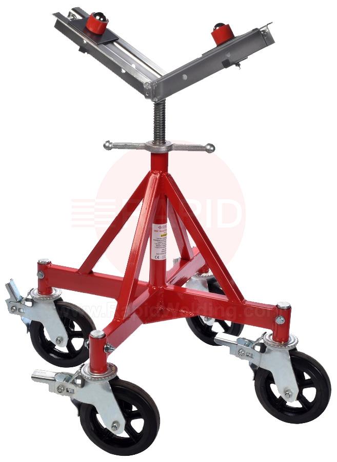 QPS 400  Pipe Jack Quattro Heavy Duty Stand (Base Only with Level Pads)